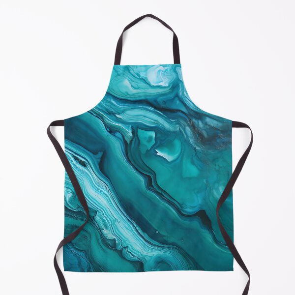 Artikelvorschau, Abstrakter Kunst-Blau-Türkis-Stein-Design-Naturdruck entworfen und verkauft von fluffstuffgifts.
