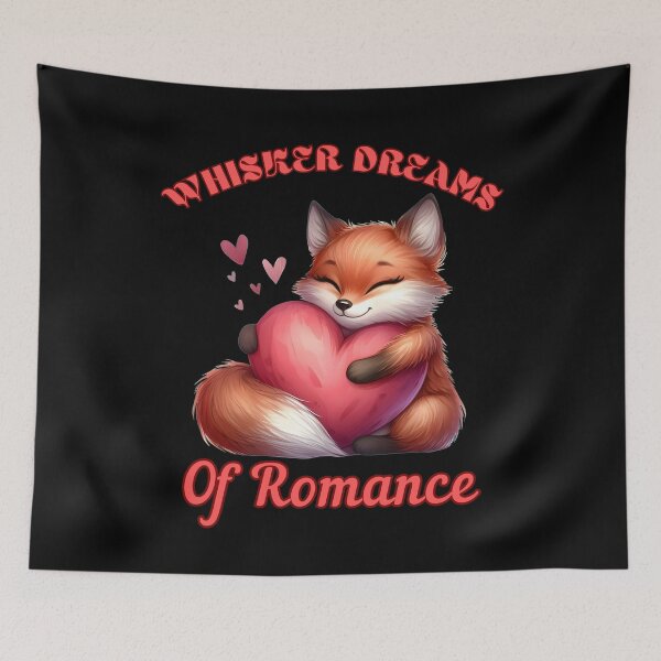 Item preview, Whisker Dreams of Romance. retro fox designed and sold by FoxVibes.