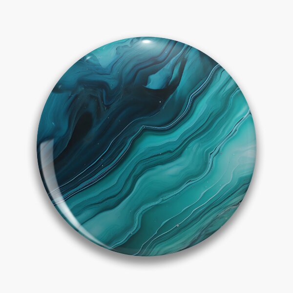 Item preview, Abstract Art Blue Turquoise Stone Design Nature Print  designed and sold by fluffstuffgifts.