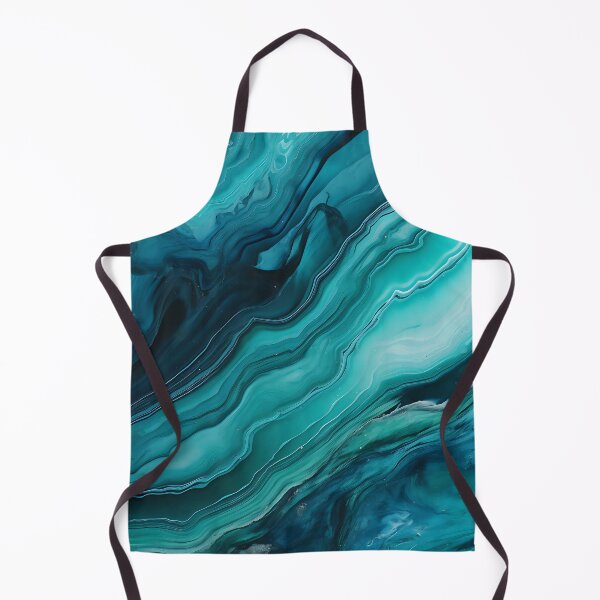 Artikelvorschau, Abstrakter Kunst-Blau-Türkis-Stein-Design-Naturdruck entworfen und verkauft von fluffstuffgifts.