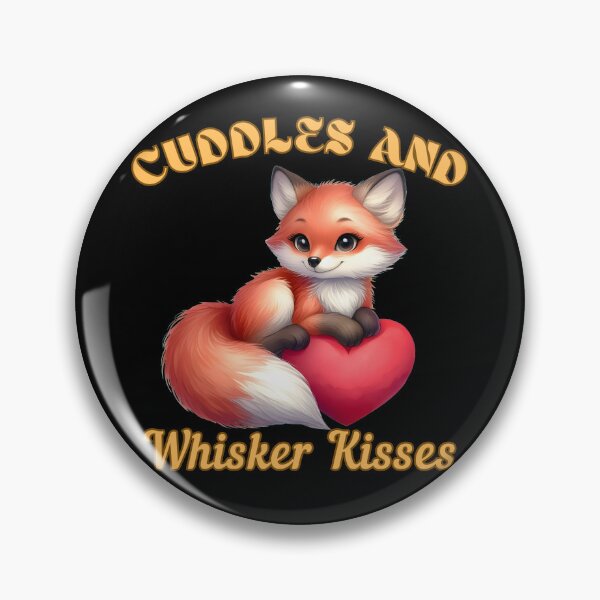 Artikelvorschau, Kuscheln und Schnurrbartküsse. Fuchsspruch entworfen und verkauft von FoxVibes.