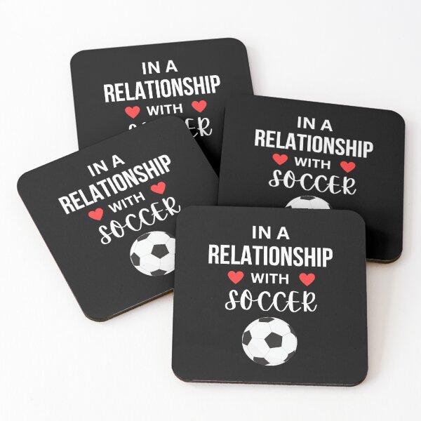Item preview, In a relationship with Soccer designed and sold by annoying-shirts.