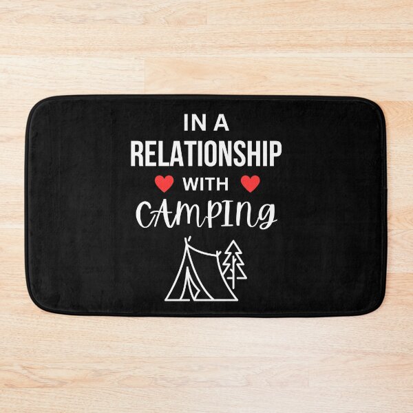 Item preview, In a relationship with Camping designed and sold by annoying-shirts.