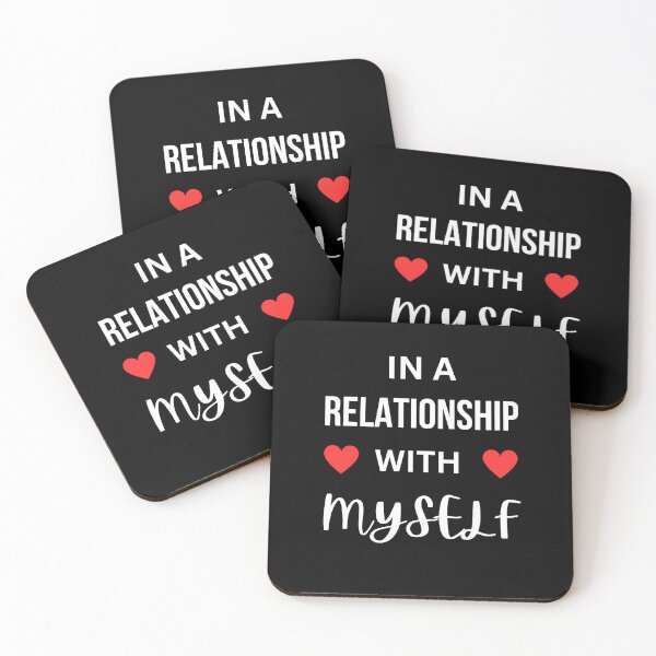 Item preview, In a relationship with Self care designed and sold by annoying-shirts.
