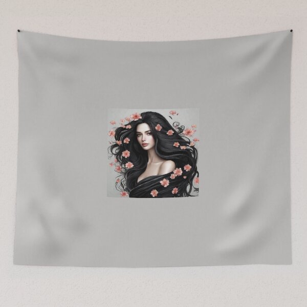 Item preview, 2100  Beautiful Young Women with Flowers in Hair   by Suzy Hager designed and sold by greatgingham.