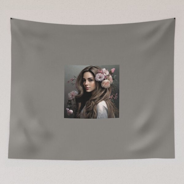 Item preview, 2061  Beautiful Young Women with Flowers in Hair   by Suzy Hager designed and sold by greatgingham.