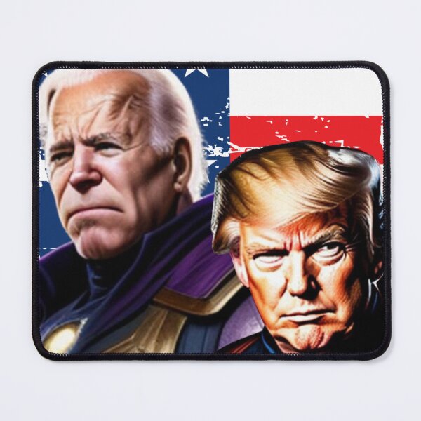 Item preview, Captain Donald Trump VS Thanos Biden #13 Trumps New America designed and sold by CaptainTrump.