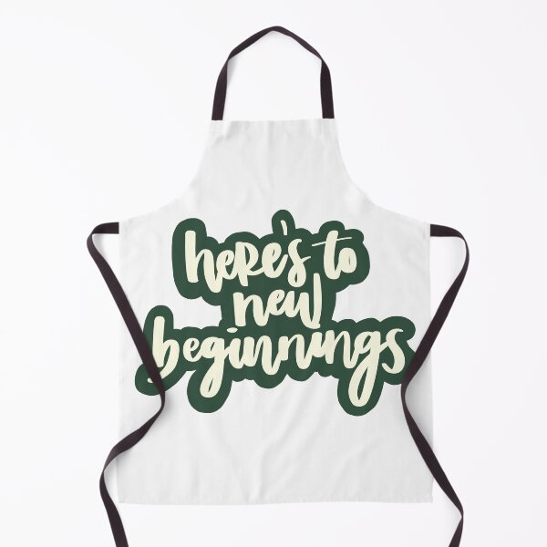 Item preview, here's to new beginnings green designed and sold by irissletters.