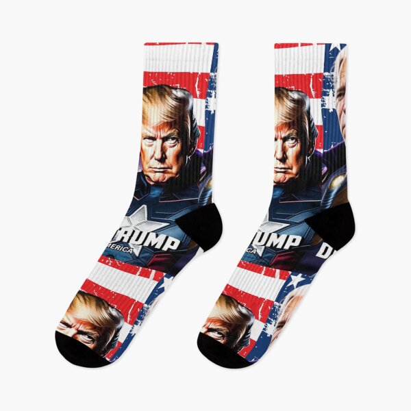 Item preview, Captain Donald Trump VS Thanos Biden #13 Trumps New America designed and sold by CaptainTrump.