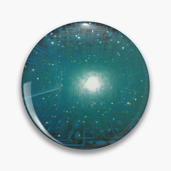 Item preview, Electric Dreams: Blue Glow and Futuristic Circuitry Art designed and sold by 51sho.