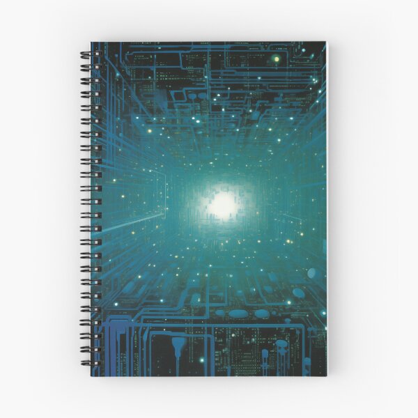 Item preview, Electric Dreams: Blue Glow and Futuristic Circuitry Art designed and sold by 51sho.