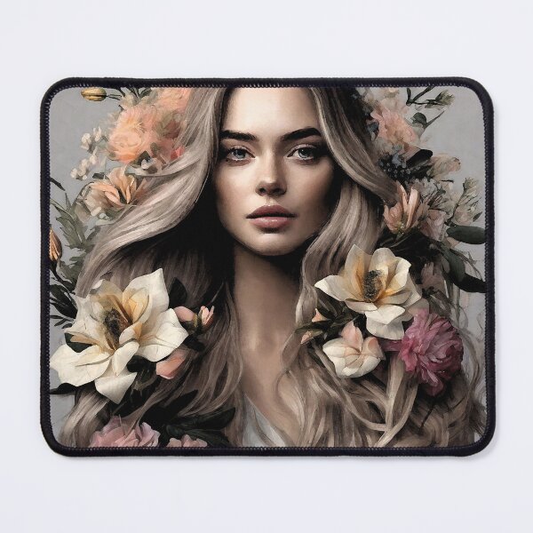 Item preview, 2058 Beautiful Young Women with Flowers in Hair by Suzy Hager designed and sold by greatgingham.