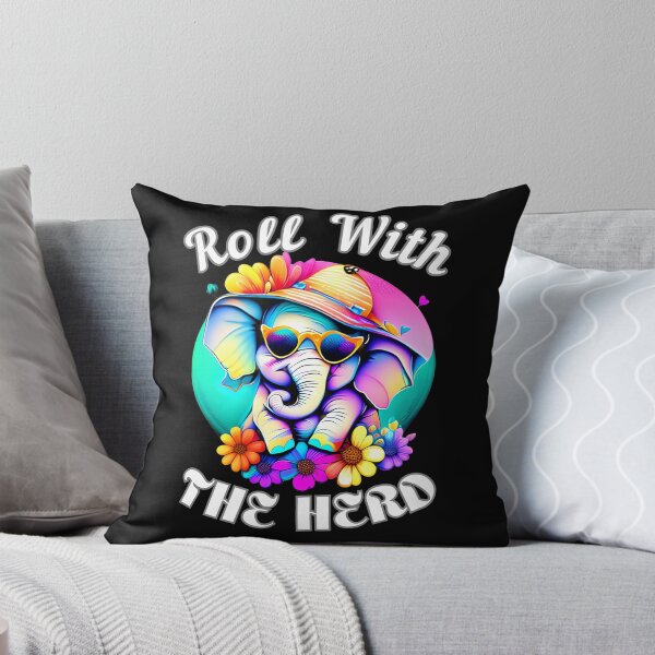 Item preview, Roll With The Herd designed and sold by ElephantVibes.