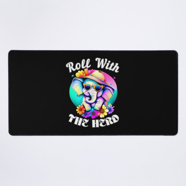 Item preview, Roll With The Herd designed and sold by ElephantVibes.