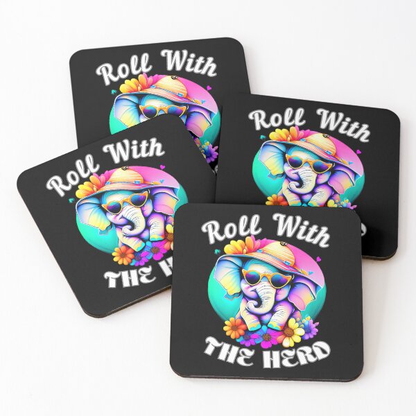 Item preview, Roll With The Herd designed and sold by ElephantVibes.