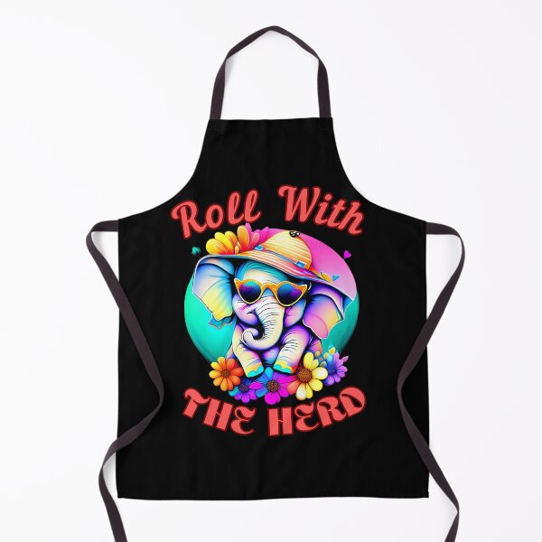 Item preview, Roll With The Herd. elephant head designed and sold by ElephantVibes.
