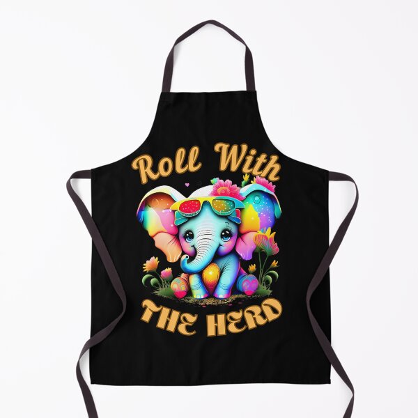 Item preview, Roll With The Herd. adorable elephant designed and sold by ElephantVibes.