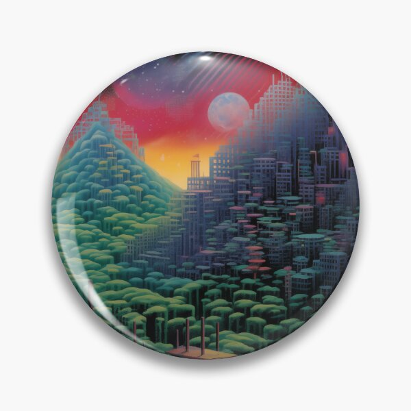 Item preview, Psychedelic Cities: Spaceships, Vistas, and Cosmic Journeys designed and sold by 51sho.