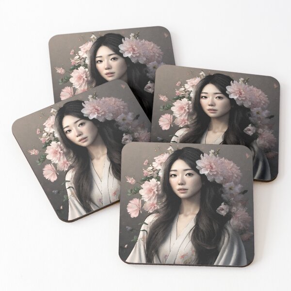 Item preview, 2043 Beautiful Young Women with Flowers in Hair by Suzy Hager designed and sold by greatgingham.