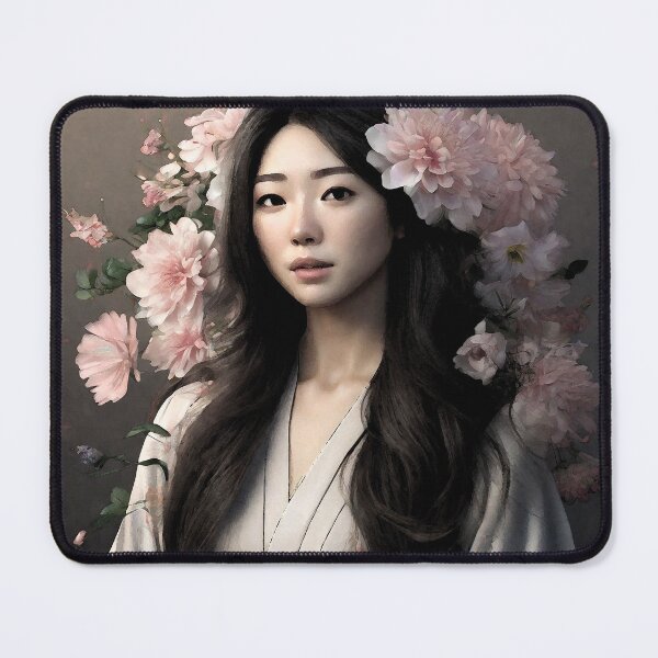 Item preview, 2043 Beautiful Young Women with Flowers in Hair by Suzy Hager designed and sold by greatgingham.