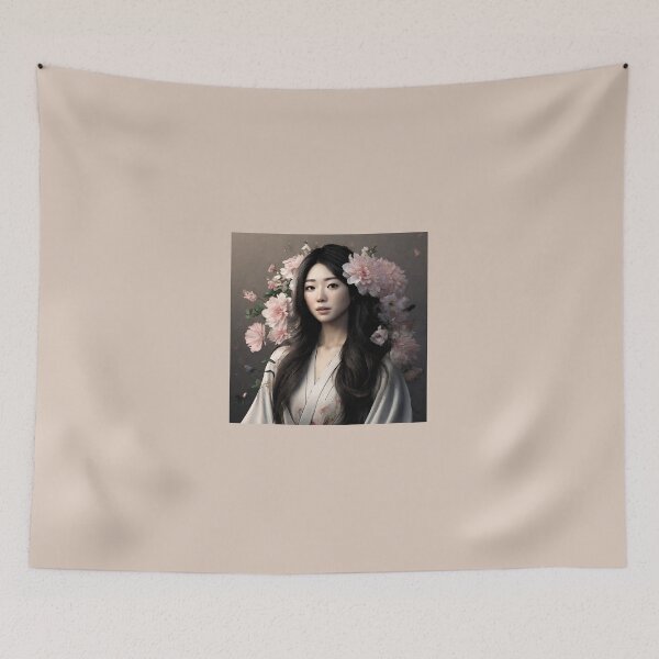 Item preview, 2043   Beautiful Young Women with Flowers in Hair   by Suzy Hager designed and sold by greatgingham.