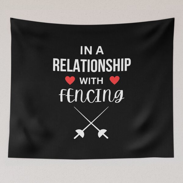 Item preview, In a relationship with Fencing designed and sold by annoying-shirts.