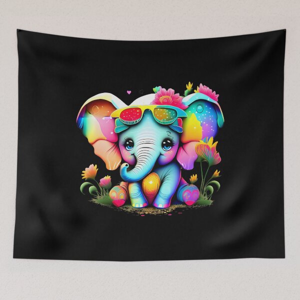 Item preview, Colorful Elephant designed and sold by ElephantVibes.