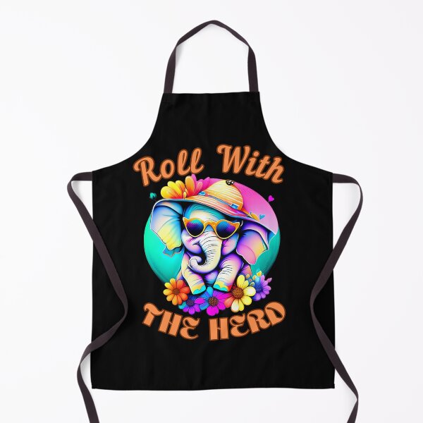 Item preview, Roll With The Herd. surreal elephant designed and sold by ElephantVibes.