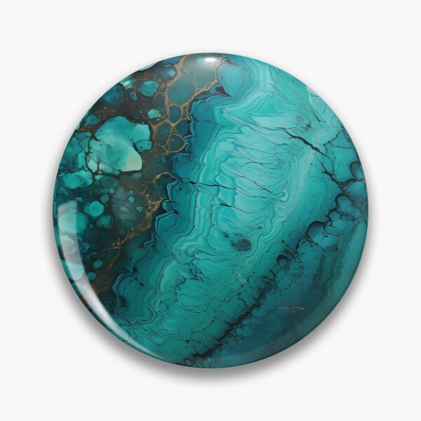 Item preview, Abstract Art Blue Turquoise Stone Design Nature Print  designed and sold by fluffstuffgifts.