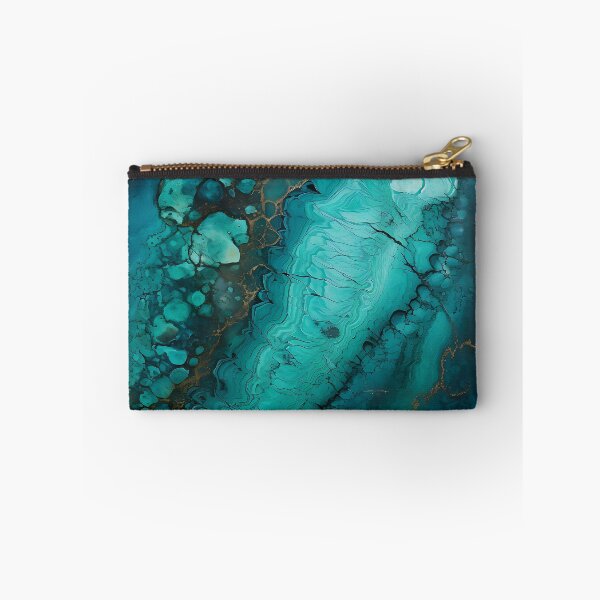 Item preview, Abstract Art Blue Turquoise Stone Design Nature Print  designed and sold by fluffstuffgifts.