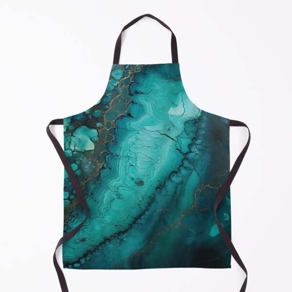 Artikelvorschau, Abstrakter Kunst-Blau-Türkis-Stein-Design-Naturdruck entworfen und verkauft von fluffstuffgifts.