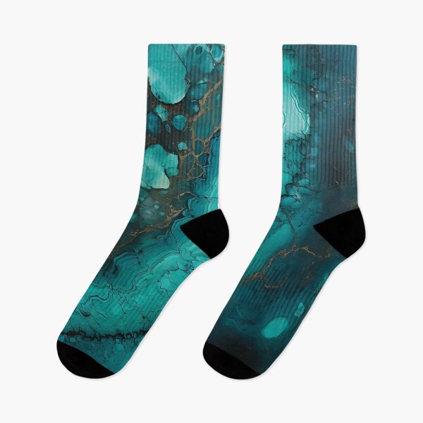Item preview, Abstract Art Blue Turquoise Stone Design Nature Print  designed and sold by fluffstuffgifts.