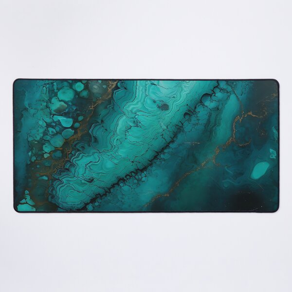 Item preview, Abstract Art Blue Turquoise Stone Design Nature Print designed and sold by fluffstuffgifts.