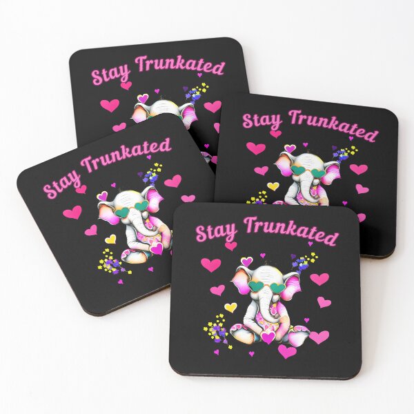 Item preview, Stay Trunkated. elephant face designed and sold by ElephantVibes.