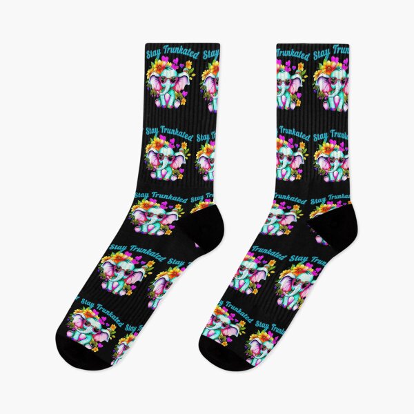 Item preview, Stay Trunkated. happy elephant designed and sold by ElephantVibes.