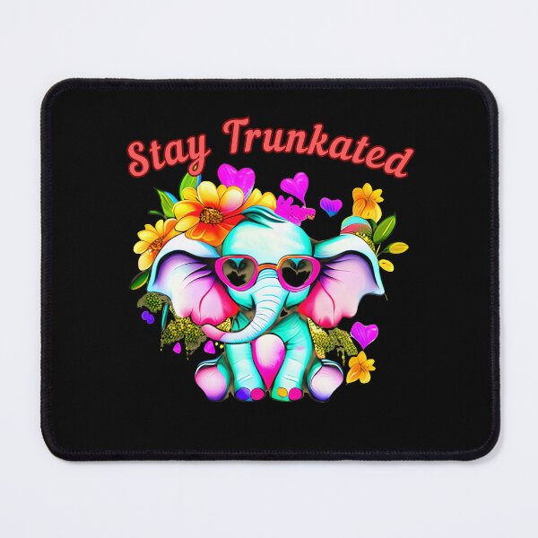 Item preview, Stay Trunkated. elephant saying designed and sold by ElephantVibes.