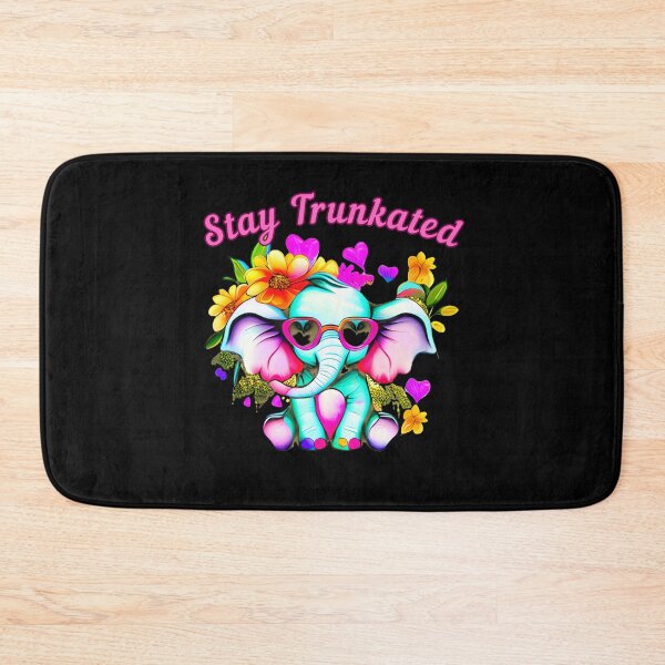 Item preview, Stay Trunkated. elephant quote designed and sold by ElephantVibes.