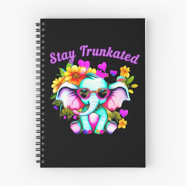 Item preview, Stay Trunkated elephant quote designed and sold by ElephantVibes.