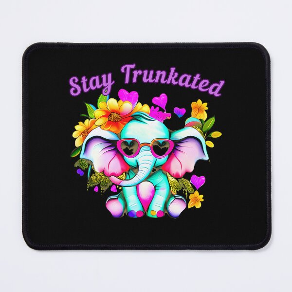 Item preview, Stay Trunkated elephant quote designed and sold by ElephantVibes.