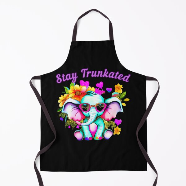 Item preview, Stay Trunkated elephant quote designed and sold by ElephantVibes.