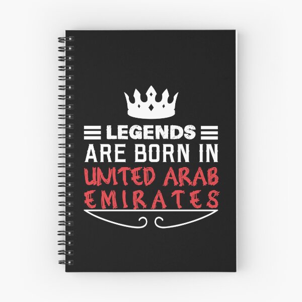 Item preview, Legends are born in United Arab Emirates designed and sold by BYNDART.