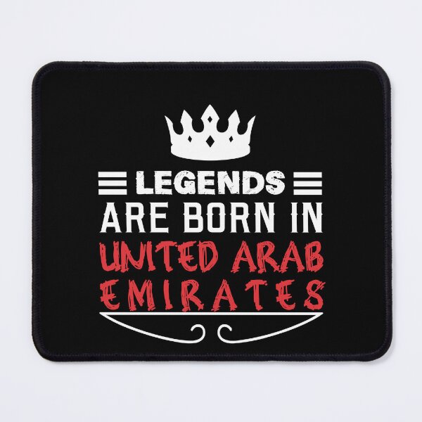 Item preview, Legends are born in United Arab Emirates designed and sold by BYNDART.