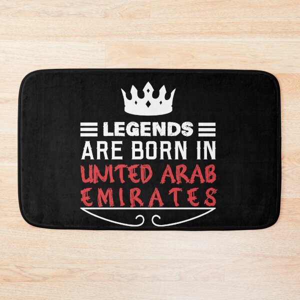 Item preview, Legends are born in United Arab Emirates designed and sold by BYNDART.