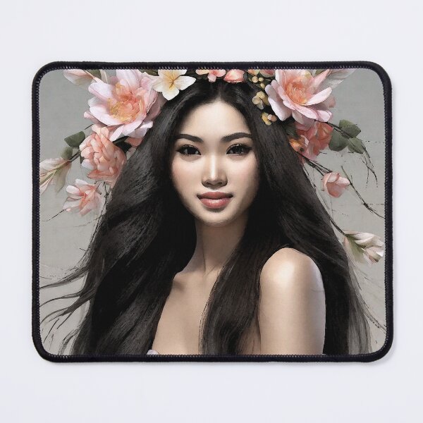 Item preview, 2041 Beautiful Young Women with Flowers in Hair by Suzy Hager designed and sold by greatgingham.