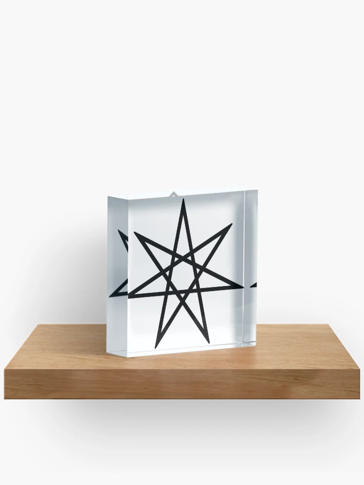 Thumbnail 2 of 5, Acrylic Block, Subtle Kin Symbol designed and sold by InternetBrained.