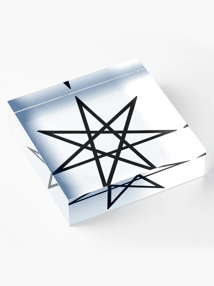 Thumbnail 4 of 5, Acrylic Block, Subtle Kin Symbol designed and sold by InternetBrained.