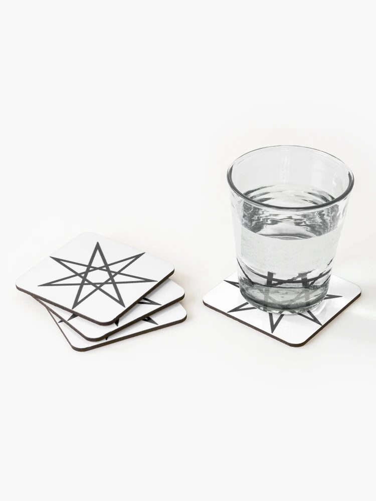 Thumbnail 2 of 5, Coasters (Set of 4), Subtle Kin Symbol designed and sold by InternetBrained.