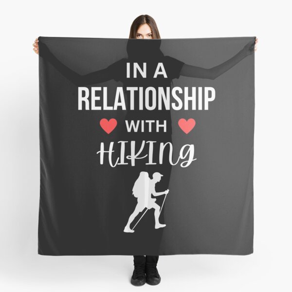 Item preview, In a relationship with Hiking designed and sold by annoying-shirts.