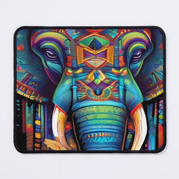 Item preview, Elephant Huichol Art designed and sold by Atelier-Arcano.