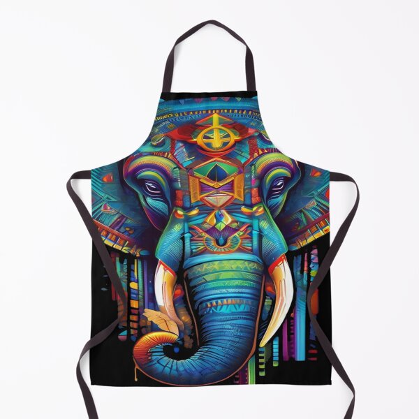 Item preview, Elephant Huichol Art designed and sold by Atelier-Arcano.